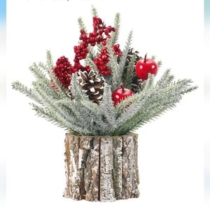 Festive Red and Green Holiday Arrangement